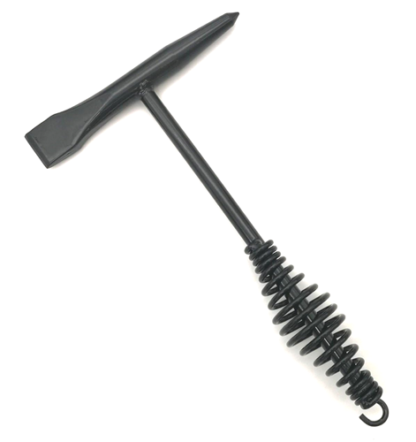 Welding Chipping Hammer with Coil Spring Handle - Image 3