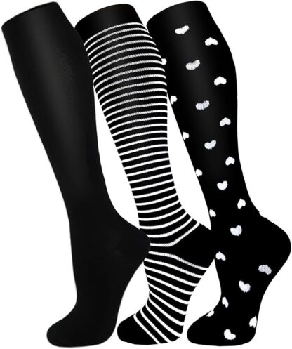 FuelMeFoot 3 Pack Copper Compression Socks - Compression Socks Women & Men Circulation - Best for Medical,Running,Athletic - Image 6