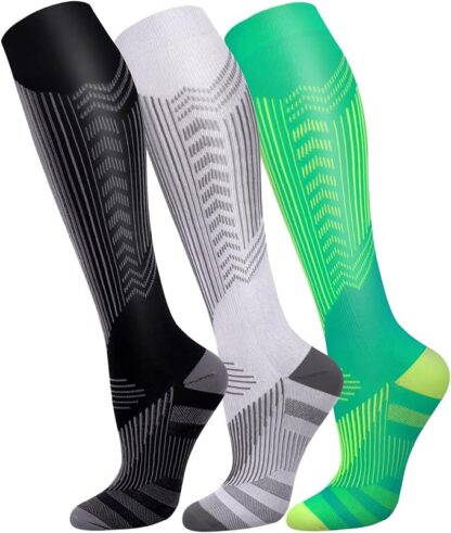 FuelMeFoot 3 Pack Copper Compression Socks - Compression Socks Women & Men Circulation - Best for Medical,Running,Athletic - Image 5
