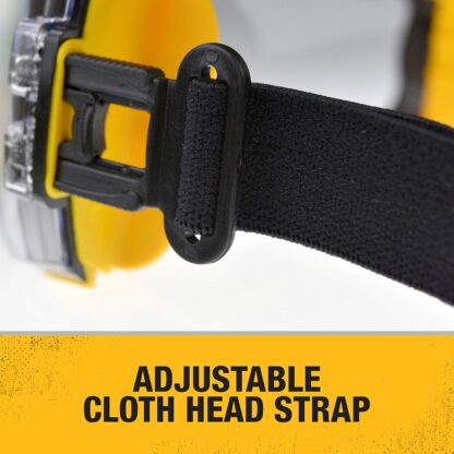 DEWALT DPG82-11 Concealer Clear Anti-Fog Dual Mold Safety Goggle, Clear Lens, 1 Pair - Image 4