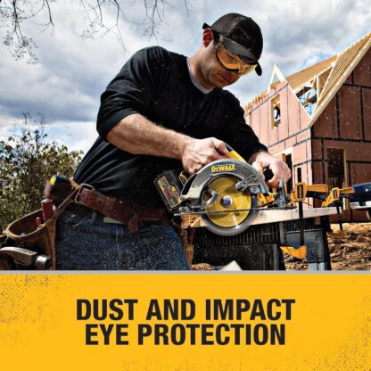 DEWALT DPG82-11 Concealer Clear Anti-Fog Dual Mold Safety Goggle, Clear Lens, 1 Pair - Image 5