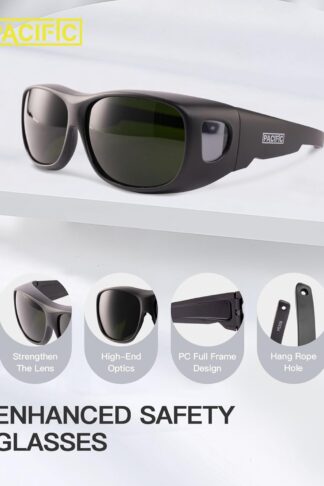 Brand PACIFIC PPE Color Black Material Polyurethane Frame Type Full Rim Frame Material Polycarbonate (PC)