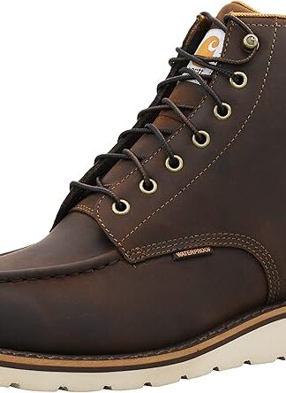Carhartt Men's 6-inch Waterproof Wedge Soft Toe
