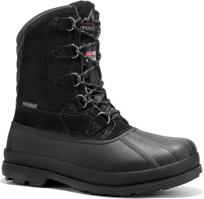 NORTIV 8 Men's Insulated Waterproof Work Winter Snow Boots - Image 5