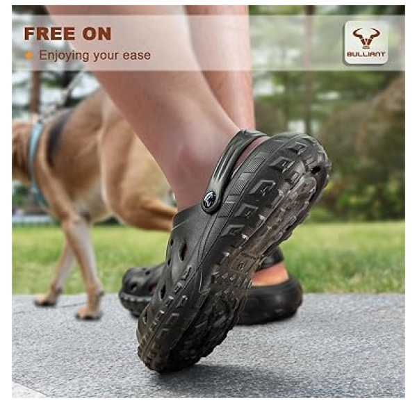 BULLIANT Men Clogs,Comfortable Mules Sandals for Men Women Cushioned Footbed Arch Support-EVA Ligthweight - Image 5