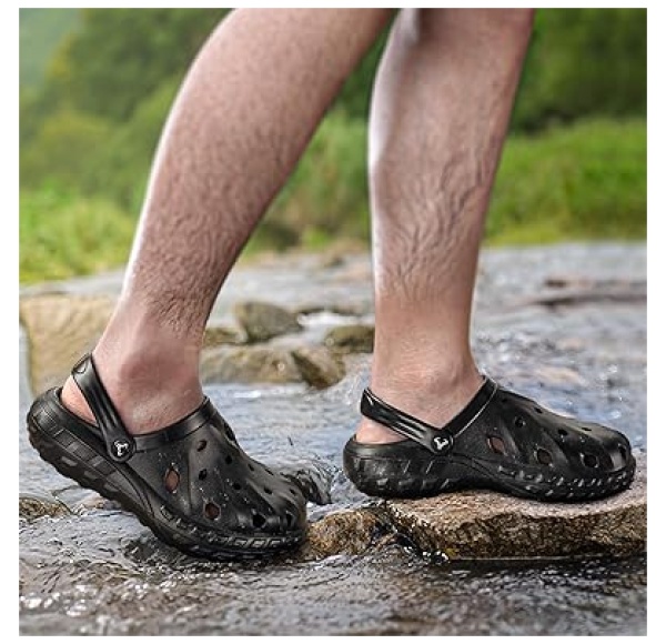 BULLIANT Men Clogs,Comfortable Mules Sandals for Men Women Cushioned Footbed Arch Support-EVA Ligthweight - Image 6