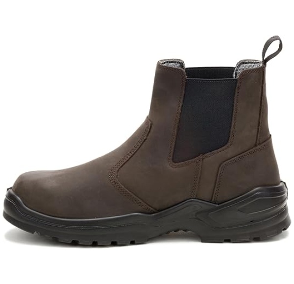 CAT Men's Striver Chelsea Steel Toe Waterproof Industrial Boot - Image 5