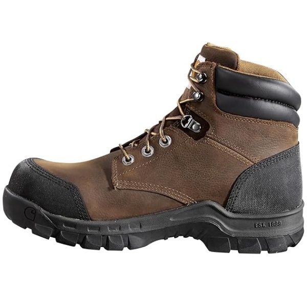 Carhartt Footwear CMF6371 6-Inch Black Rugged Flex Waterproof Boot - Image 5