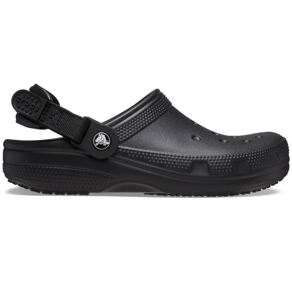Crocs Unisex-Adult Classic Work Clogs, Adjustable Slip Resistant Work Shoes with Hole-Free Construction - Image 3
