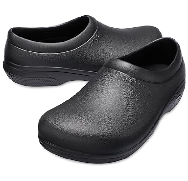 Crocs Unisex Adult On The Clock Slip Resistant Clogs - Image 3