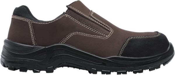 DRKA Steel Toe Shoes for Men,Steel Toe Slip-On Shoe,Slip Resistant Comfortable Safety Work Shoes Industrial Construction Footwear - Image 7