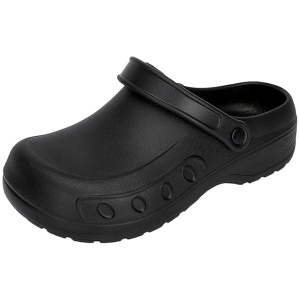 Men Chef Clogs Slip Resistant Garden Clogs with Arch Support Safety Nursing Shoes Work Shoes Water Oil Resistant for Men Food Service