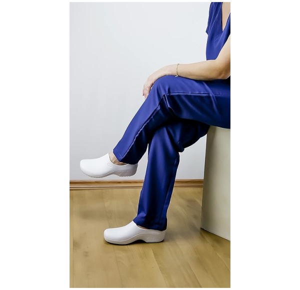 Sticky Nursing Shoes Women - Chefs - Kitchen - Nurses - Clogs for Work - Waterproof Non Slip - Image 4