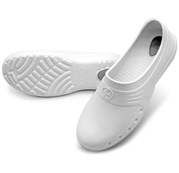Women Slippers, Non Slip Work Shoes, Waterproof, Oil Resistant and Anti-Static, Suitable for Hospital Doctors, Nurses, Kitchen, Laboratory, Healthcare Or Home Use - Image 4