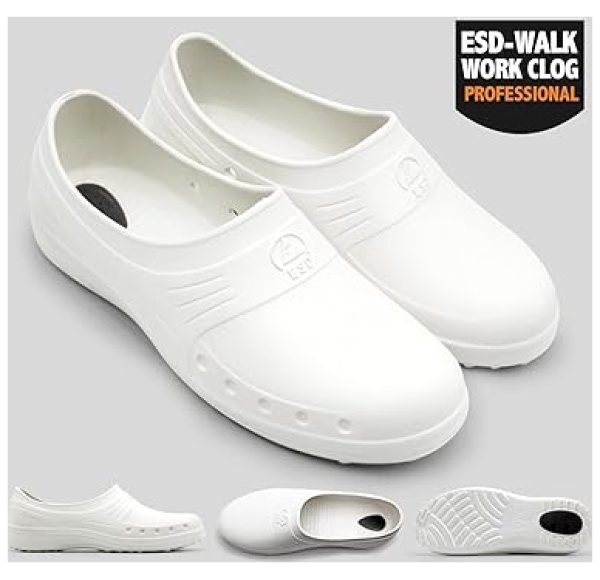 Women Slippers, Non Slip Work Shoes, Waterproof, Oil Resistant and Anti-Static, Suitable for Hospital Doctors, Nurses, Kitchen, Laboratory, Healthcare Or Home Use